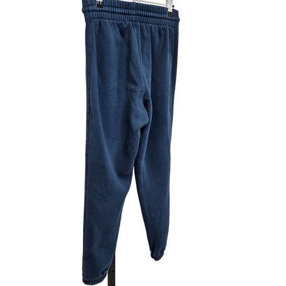 Aritzia TNA Womens Cozy AF Fleece Sweatpants Blue Size Small - Picture 4 of 9